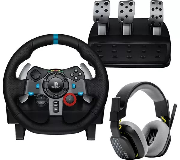 PS5 Racing Bundle – Gran Turismo 7 + Logitech G920 Wheel + ASTRO A10 Headset