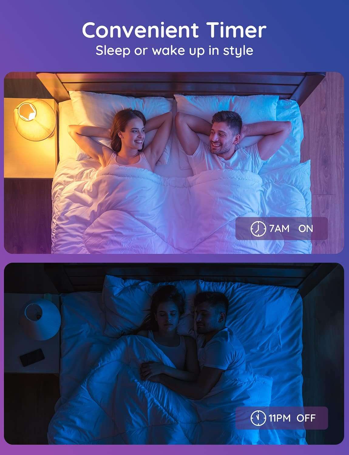 Govee Smart Light Bulbs, WiFi & Bluetooth LED Bulbs, RGBWW Color Changing, Works with Alexa & Google Assistant, 4 Pack - Quality Prime Hub